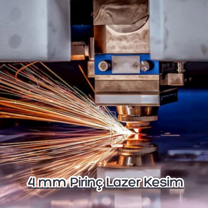 4 mm Pirinç Lazer Kesim